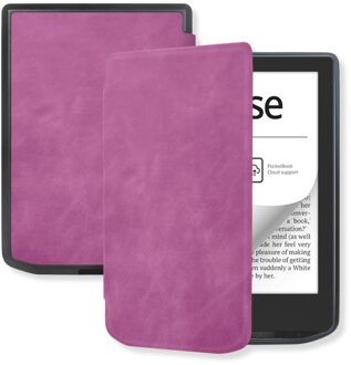 Lunso PocketBook Verse / Verse Pro / Verse Color Slim hard case hoes (6 inch) - sleepcover - Paars
