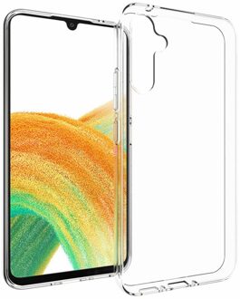 Lunso Samsung Galaxy A34 - TPU Backcover hoes - Transparant