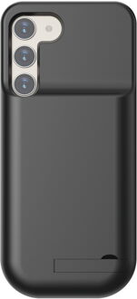 Lunso Samsung Galaxy S23 Plus case - Powerbank hoesje - 6000 mAh - Zwart