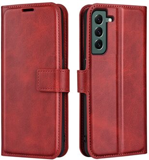Lunso Samsung Galaxy S23 Plus - cover bookcase hoes - Rood
