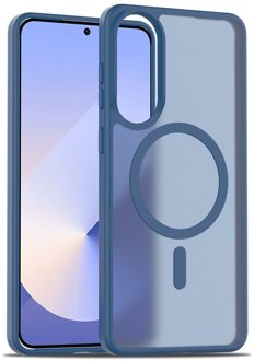 Lunso Samsung Galaxy S25 Edge slank backcover hoesje met MagSafe ondersteuning - Blauw