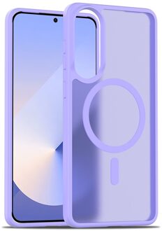 Lunso Samsung Galaxy S25 Edge slank backcover hoesje met MagSafe ondersteuning - Paars