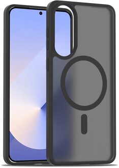 Lunso Samsung Galaxy S25 Edge slank backcover hoesje met MagSafe ondersteuning - Zwart