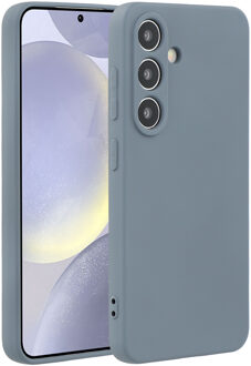 Lunso Samsung Galaxy S25 Plus hoesje - Flexibel siliconen Backcover Lavendelgrijs