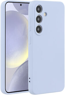 Lunso Samsung Galaxy S25 Plus hoesje - Flexibel siliconen Backcover Lichtpaars