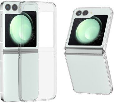 Lunso Samsung Galaxy Z Flip 7 FE / Flip6 - Backcover hoes - Transparant