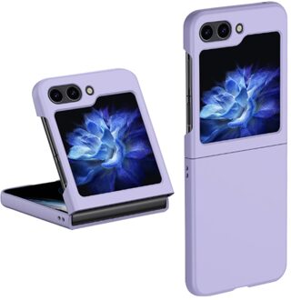 Lunso Samsung Galaxy Z Flip5 - Backcover hoes - Lila Paars