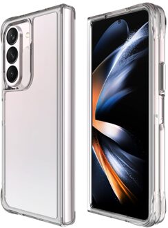 Lunso Samsung Galaxy Z Fold 5 - Backcover hoes - Transparant