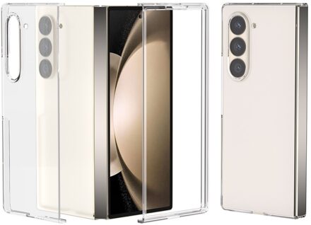 Lunso Samsung Galaxy Z Fold 6 - Backcover hoes - Transparant