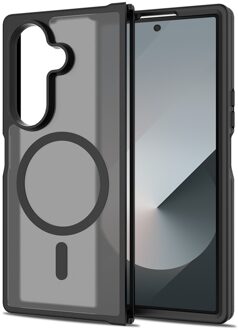 Lunso Samsung Galaxy Z Fold 7 slank backcover hoesje met MagSafe ondersteuning - Zwart