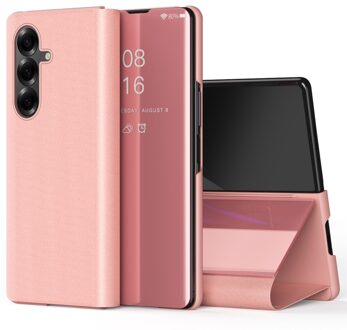 Lunso Samsung Galaxy Z Fold 7 - Window view cover hoes - Rose Goud