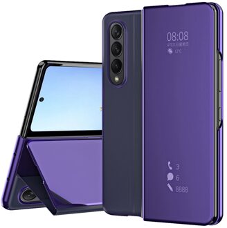 Lunso Samsung Galaxy Z Fold4 - Window view cover hoes - Paars