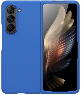 Lunso Samsung Galaxy Z Fold5 - Backcover hoes - Donkerblauw