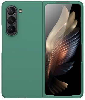 Lunso Samsung Galaxy Z Fold5 - Backcover hoes - Groen