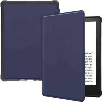 Lunso sleepcover hoes - Kindle Paperwhite 2021 (6.8 inch) - Blauw
