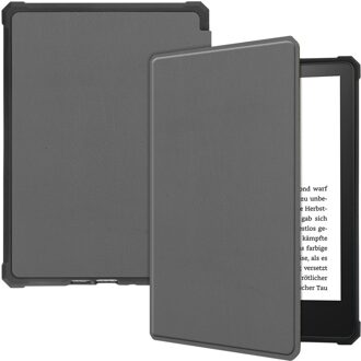Lunso sleepcover hoes - Kindle Paperwhite 2021 (6.8 inch) - Grijs