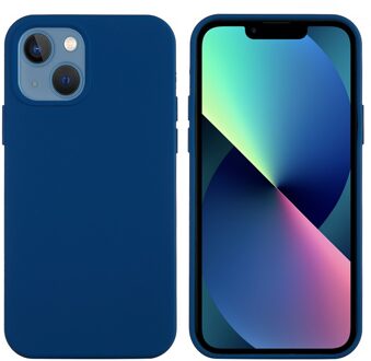 Lunso Softcase Backcover hoes - iPhone 13 Mini - Blauw