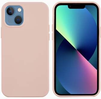Lunso Softcase Backcover hoes - iPhone 13 Mini - Roze