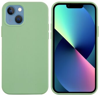 Lunso Softcase Backcover hoes - iPhone 13 - Mintgroen
