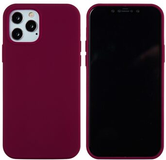 Lunso Softcase Backcover hoes - iPhone 13 Pro Max - Wijnrood