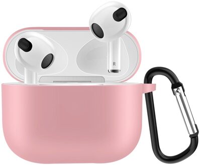 Lunso Softcase cover hoes - AirPods 3 - Lichtroze