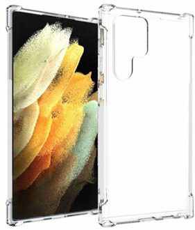 Lunso Softcase hoes - Samsung Galaxy S22 Ultra - Transparant