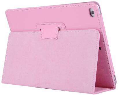 Lunso Stand flip sleepcover hoes - iPad 9.7 (2017/2018) / Pro 9.7 / Air / Air 2 - lichtroze