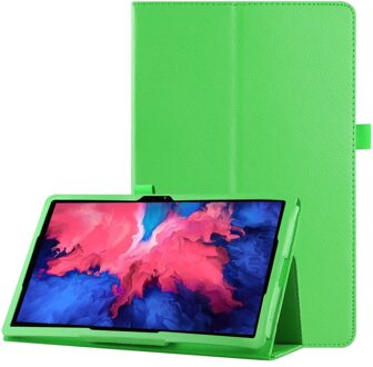 Lunso Stand flip sleepcover hoes - Lenovo Tab P11 - Groen