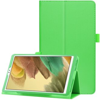 Lunso Stand flip sleepcover hoes - Samsung Galaxy Tab A7 Lite - Groen