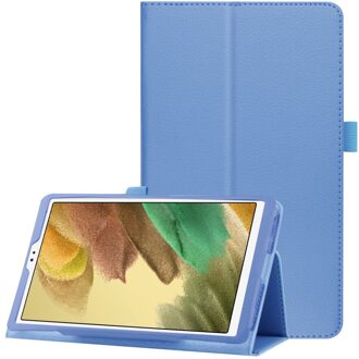 Lunso Stand flip sleepcover hoes - Samsung Galaxy Tab A7 Lite - Lichtblauw