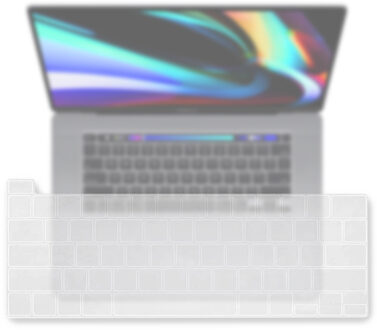 Lunso (US) Keyboard bescherming - MacBook Pro 13 inch (2020-2022) / Pro 16 inch (2019) - Transparant