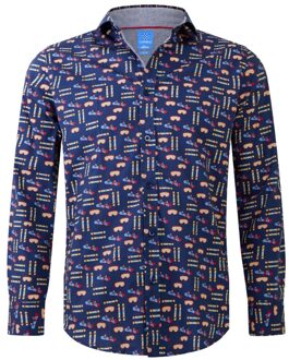 Lureaux ANTON Overhemd-L Lureaux - Handgemaakte Nette Schoenen Voor Heren Blue