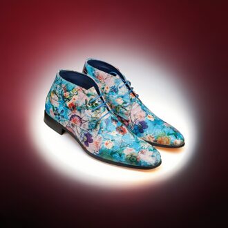 Lureaux Azure Bloom High Lureaux - Handgemaakte Nette Schoenen Voor Heren Multicolor - 44