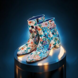 Lureaux Azure Bloom Lady Boot Lureaux - Handgemaakte Nette Schoenen Voor Heren Blue - 40