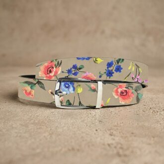 Lureaux Blanc Velour Flora (Riem) Lureaux - Nette Riemen Voor Heren Multicolor