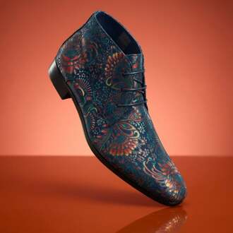 Lureaux Blue desert Lotus High Lureaux - Handgemaakte Nette Schoenen Voor Heren Multicolor - 41