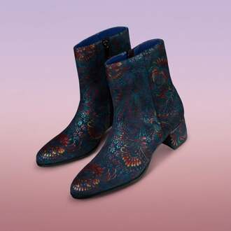 Lureaux Blue Desert Lotus Lady Boot Lureaux - Handgemaakte Nette Schoenen Voor Heren - 40