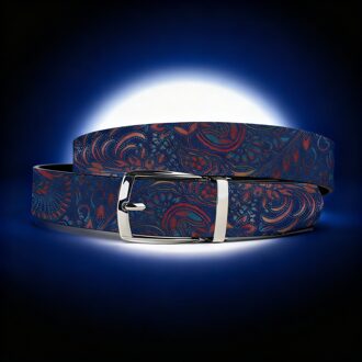 Lureaux Blue Desert Lotus (Riem) Lureaux - Nette Riemen Voor Heren Multicolor