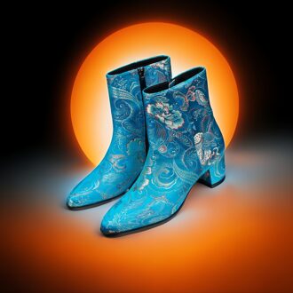Lureaux Blue Shadow Lady Boot Lureaux - Handgemaakte Nette Schoenen Voor Heren - 40