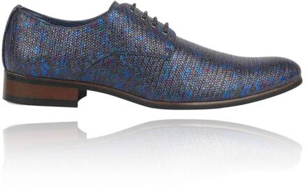 Lureaux Blue Spectrum Lureaux - Handgemaakte Nette Schoenen Voor Heren - 44