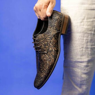 Lureaux Bronze Miracle Lureaux - Handgemaakte Nette Schoenen Voor Heren Brown - 48