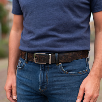 Lureaux Bronze Miracle (Riem) Lureaux - Nette Riemen Voor Heren Multicolor