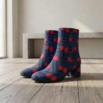 Lureaux Cherry Chic Lady Boot Lureaux - Handgemaakte Nette Schoenen Voor Heren Blue - 40