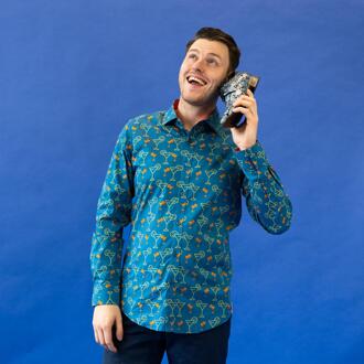 Lureaux Cocktaily Overhemd-XL Lureaux - Handgemaakte Nette Schoenen Voor Heren Multicolor