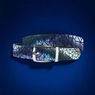 Lureaux Confident Glimmer (Riem) Lureaux - Nette Riemen Voor Heren Multicolor