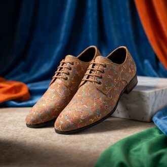 Lureaux Cork Cocktails Lureaux - Handgemaakte Nette Schoenen Voor Heren Blue - 39