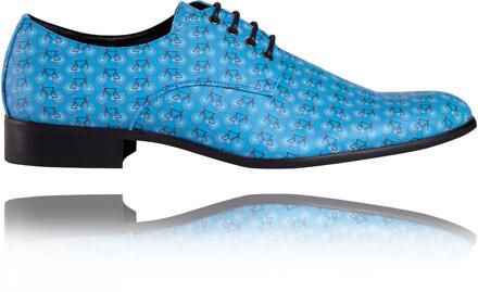 Lureaux Cyclist Lureaux - Handgemaakte Nette Schoenen Voor Heren Blue - 42