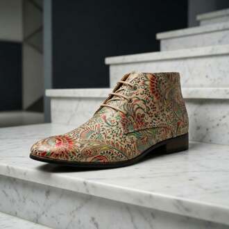 Lureaux Desert Lotus High Lureaux - Handgemaakte Nette Schoenen Voor Heren Multicolor - 45