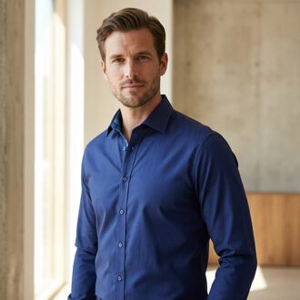 Lureaux Essential Blue Overhemd M Lureaux - Handgemaakte Nette Schoenen Voor Heren Multicolor