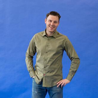 Lureaux Essential Green Overhemd-XL Lureaux - Handgemaakte Nette Schoenen Voor Heren Multicolor - 3